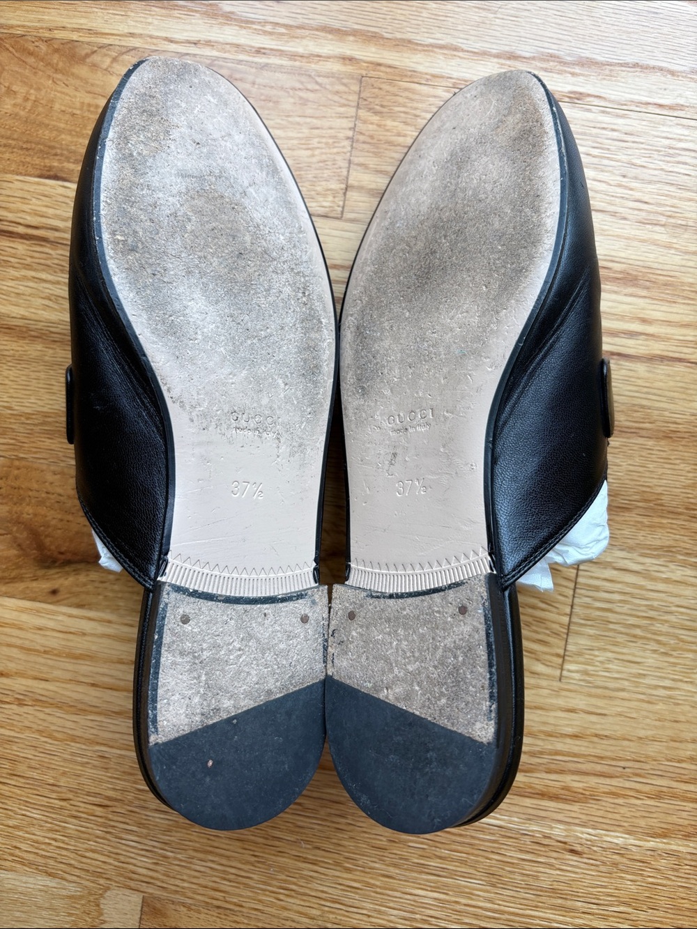 Gucci Princetown Mule Black with Webbing | with Box & Dustbags | 7.5 - Picture 6 of 10